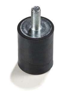 Vibration damper back dia 30x40xM8x10 f/TR 75